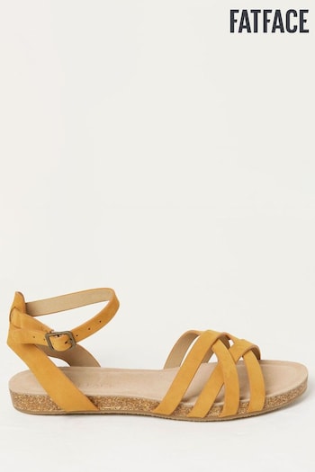 FatFace Yellow Beth Sandals (B95290) | £45
