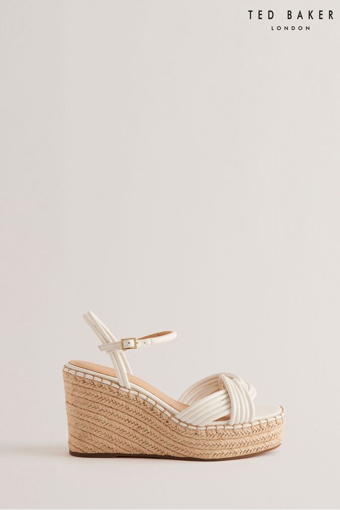 Buy Women s White Wedge High Footwear Online Next UK