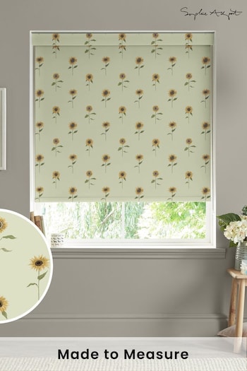 Sophie Allport Green Sunflowers Made to Measure Roller Blinds (B95995) | £58