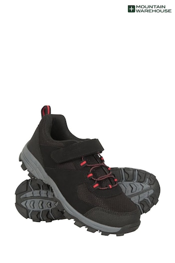 Mountain Warehouse Black Kids McLeod Outdoor Walking Shoes Women (B95996) | £28