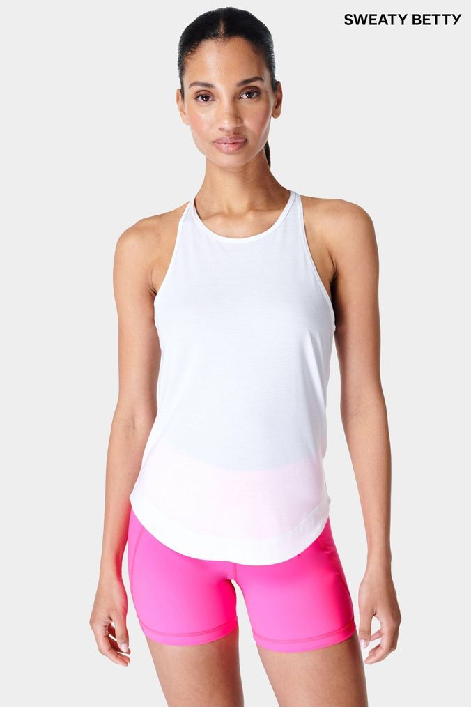 Buy Women s Vests White Sportswear Online Next UK