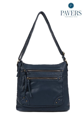 Pavers Blue Cross-Body Bag (B96025) | £30
