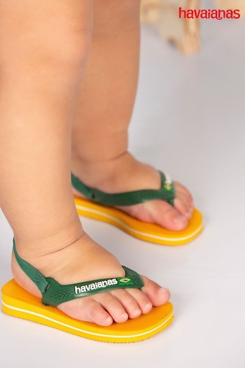Havaianas Baby Brasil Logo II Sandals (B96106) | £22