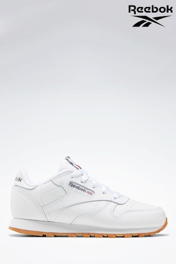 Reebok Navy-Red Classic Leather White Shoes (B96143) | £50