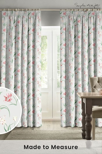 Sophie Allport Grey Tulip Made to Measure Curtains (B96209) | £91