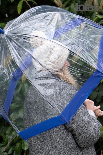 Totes Blue Eco PVC Dome Umbrella (B96300) | £25