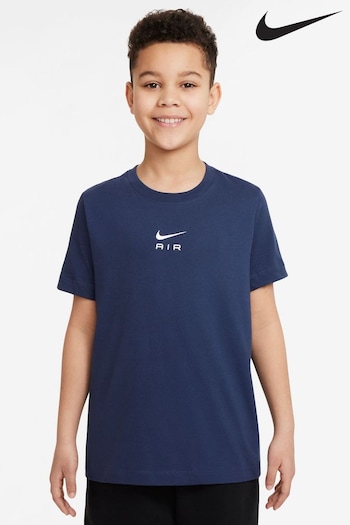 Nike Midnight Navy 100% Cotton Air T-Shirt (B96361) | £20