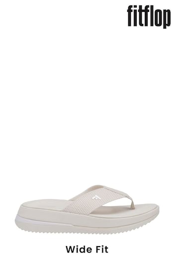FitFlop Natural Surff Two-tone Toe Post Sandals (B96497) | £70