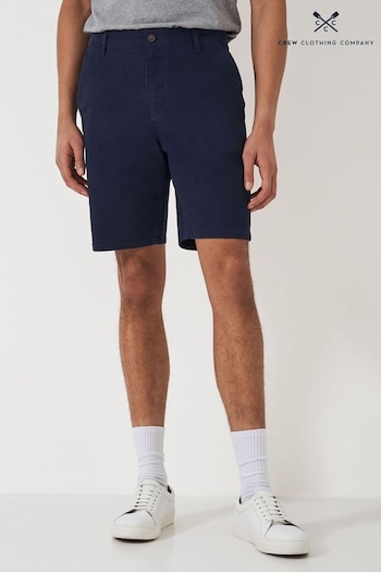Crew Clothing Company Navy Blue Cotton Casual Shorts (B96513) | £55