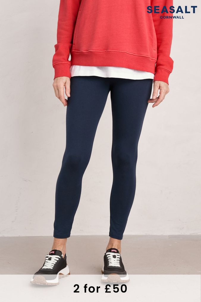Women s Blue Leggings Blue Velvet Yoga Denim Leggings Next