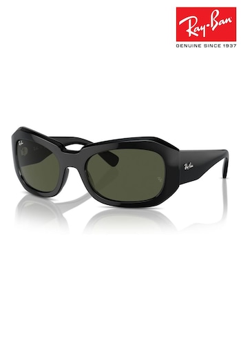Ray-Ban Beate Rb2212 Pillow Black Sunglasses (B96715) | £164