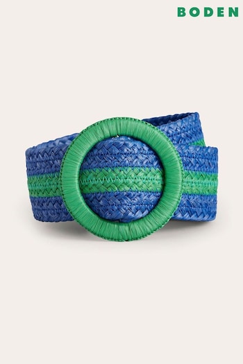 Boden Blue Stripe Belt (B96950) | £40