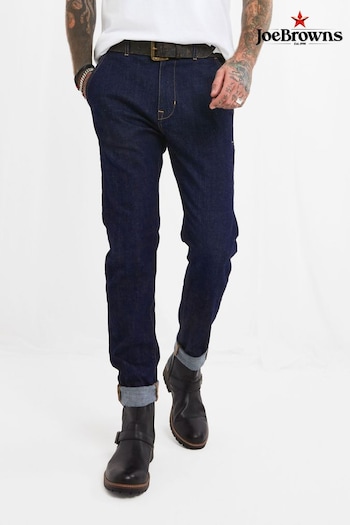 Joe Browns Blue Terrific Tapered Contrast Jeans (B97295) | £60