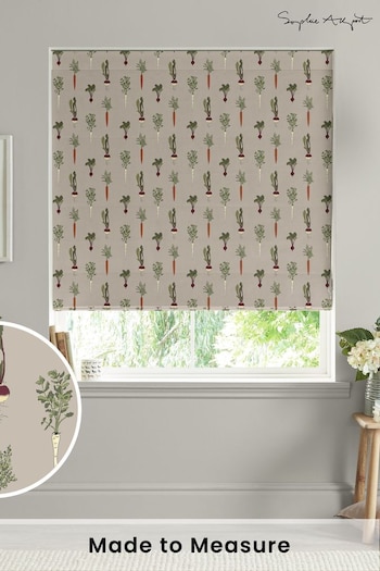 Sophie Allport Grey Homegrown Made to Measure Roman Blinds (B97330) | £79