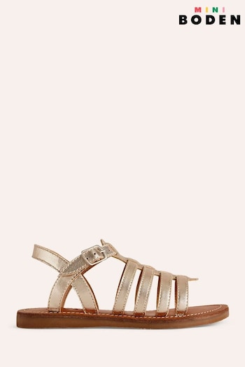 Boden Gold Strappy Sandals has (B97459) | £32 - £37