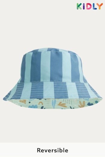 KIDLY Blue Reversible Bucket Hat (B97524) | £18