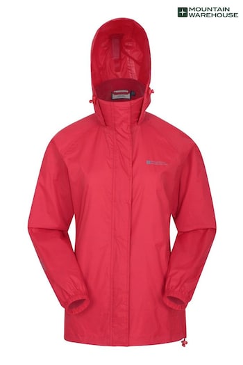 Mountain Warehouse Red Womens Pakka Waterproof Jacket (B97560) | £41