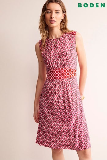 Boden Pink Thea Sleeveless Short Dress (B98196) | £55