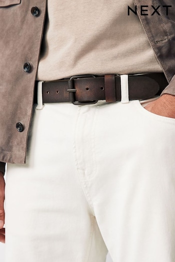 Brown Casual Leather Belt (B98357) | £25