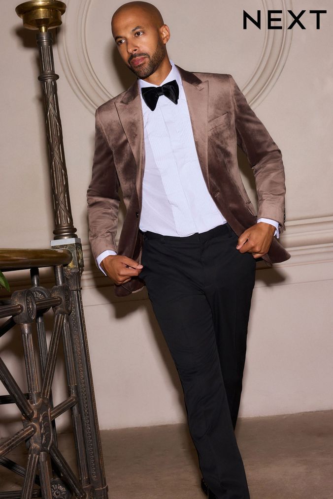 Next velvet jacket mens store