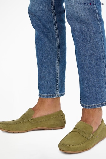 Tommy Tjw Hilfiger Green Casual Suede Shoes (B98848) | £130
