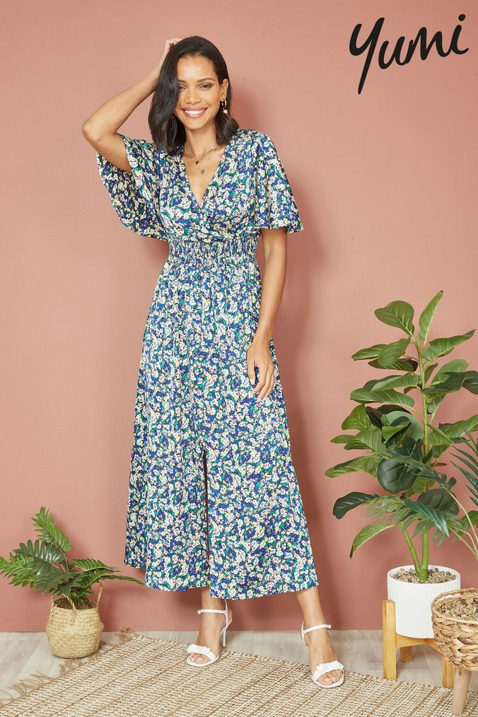 Casual wrap maxi dress shop