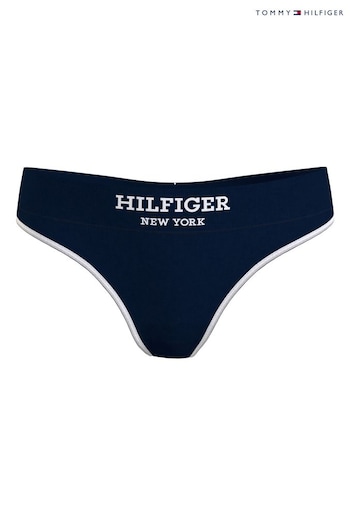 Tommy Hilfiger White Logo Thong (B99045) | £26