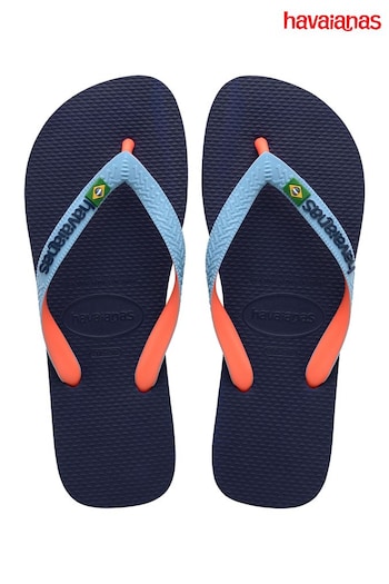 Havaianas Blue Brasil mix Sandals (B99117) | £30