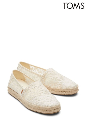 TOMS Alpargata Rope 2.0 White Shoes (B99118) | £65