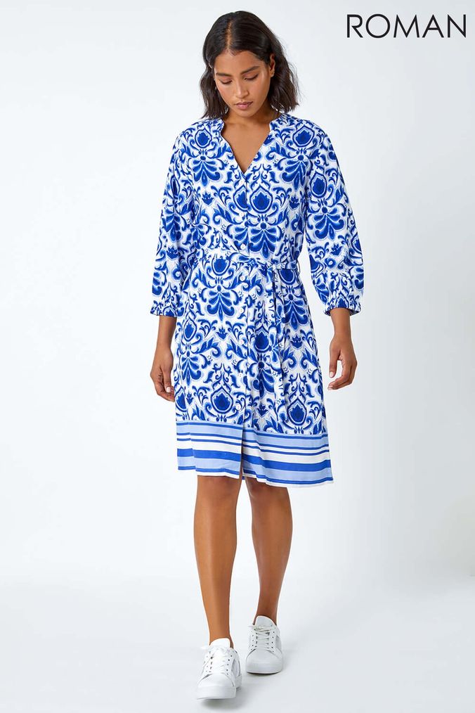 Knee length shirt dress uk shop