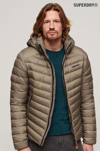 Superdry Nude Hooded Fuji Padded Jacket (B99284) | £100