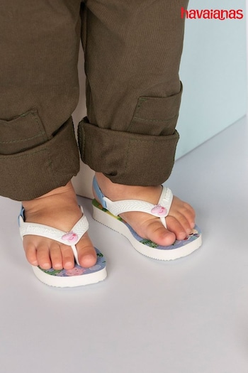 Havaianas chanel Peppa Pig White Sandals (B99347) | £22