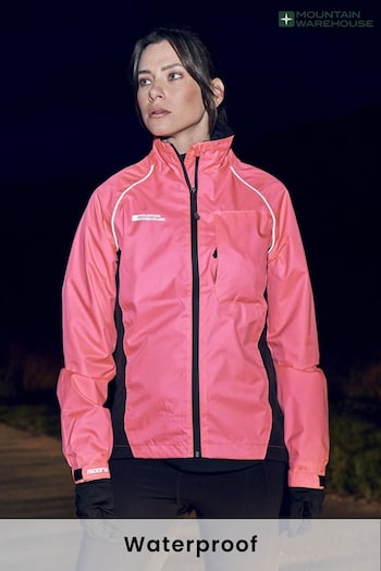 Mountain Warehouse Pink Adrenaline Waterproof Iso-Viz Jacket (B99434) | £64