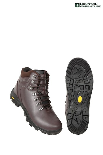 Mountain Warehouse Brown Latitude Extreme Waterproof Vibram Mens Walking Bright Boots (B99480) | £130