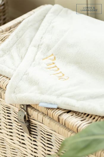 Lords and Labradors Cream Faux Fur Pet Blanket (B99624) | £30 - £40