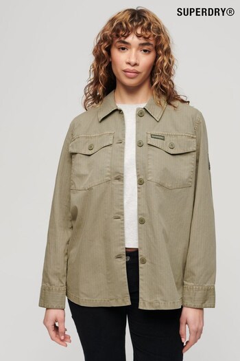 SUPERDRY Green SUPERDRY Military Overshirt (B99751) | £65