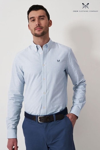 Crew Clothing Company Cotton Stripe Slim Fit Shirt (B99864) | £59