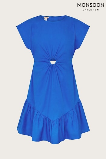 Monsoon Blue O-Ring Cut-Out Dress (B99886) | £27 - £29