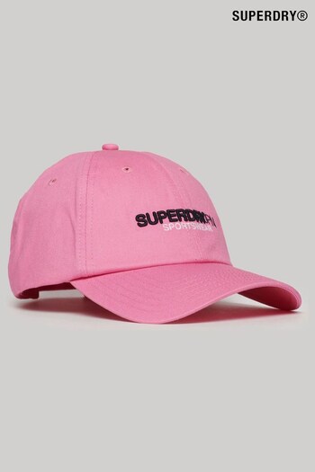 Superdry Pink Sport Style Baseball Cap (B99892) | £23