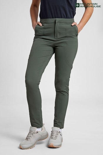 Mountain Warehouse Green Womens  Kesugi Trekking Sneakers Trousers (B99955) | £53