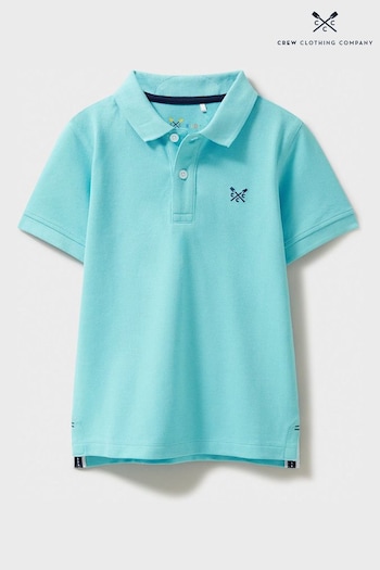 Crew Clothing Company Bright Blue Cotton Classic Polo Shirt (B99993) | £18 - £22