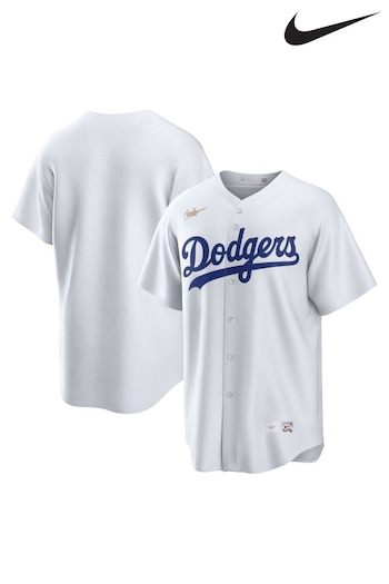 Nike White Brooklyn Dodgers Official Cooperstown Jersey (BR8969) | £105