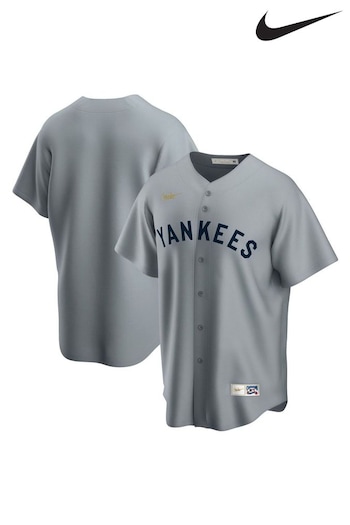 Nike Grey New York Yankees Official Replica Cooperstown 1927 Jersey (BR9285) | £105