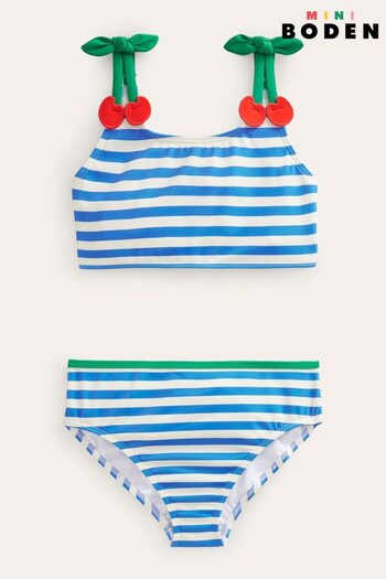 Boden Blue Cherry Strap Bikini (C00266) | £29