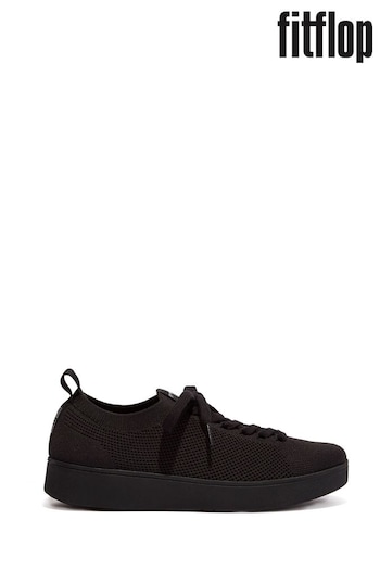 FitFlop Rally E01 Multi Knit Black Trainers (C00524) | £90