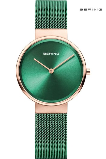 Bering Ladies Green Classic Watch (C00568) | £189