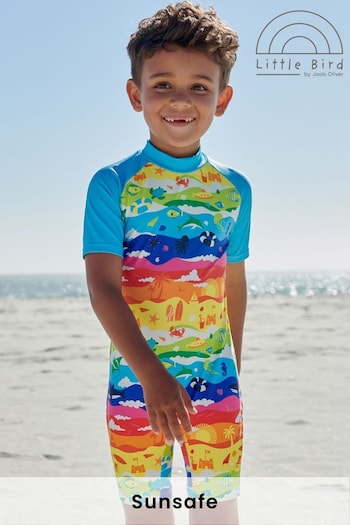 Little Bird by Jools Oliver Multi Unisex Sunsafe Swim and Hat Set (C00630) | £24 - £26