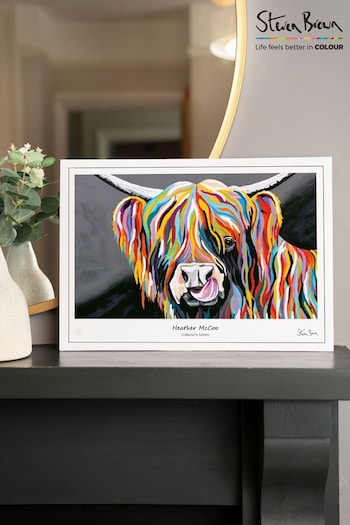 Steven Brown Art Grey Heather McCoo A3 Collector's Edition Print (C00633) | £20