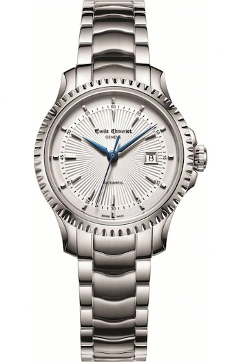 Emile Chouriet Ladies Soleos Ailes du Temps White Watch (C00690) | £1,310