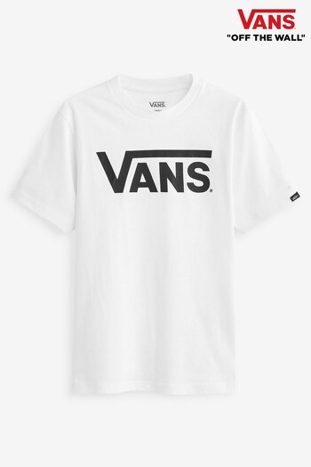 Vans White Logo T-Shirt (C00907) | £19